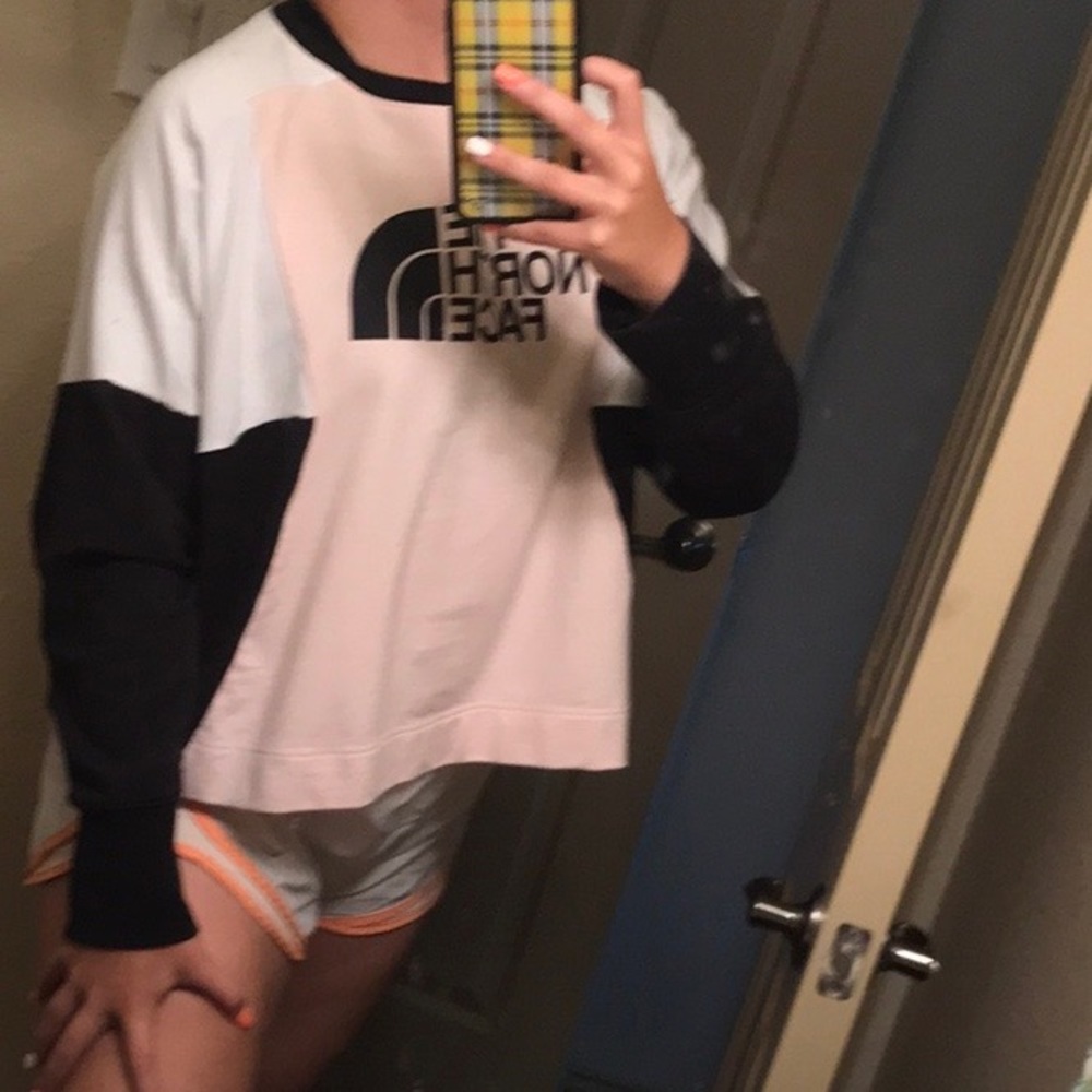 north face crew neck